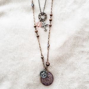 Guess Double Chain Necklace